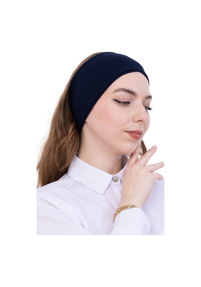 Modish Group Kadın Tesettür Bandana Penye Kaymaz Hazır Şal Eşarp Altı Bone Rahat Kullanım Lacivert