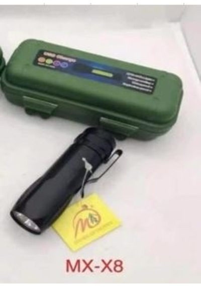 POWERMASTER MX-X8 EL FENERİ Siyah
