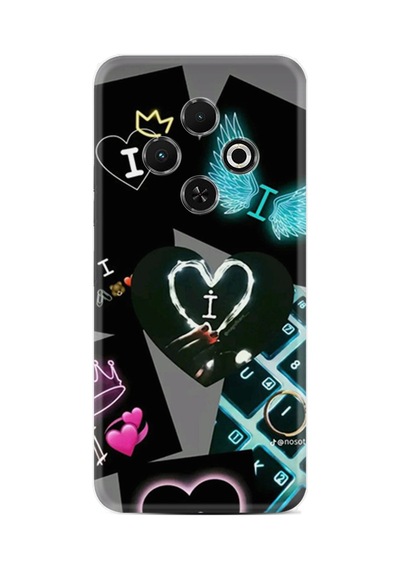 Tecno Spark 30c Kılıf Orta Sertlikte Yüksek Korumalı Baskılı Kapak Stk-338-spark30c Renk117 Renk117