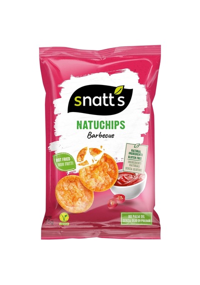 Snatt's Natuchips Bbq Aromalı Atıştırmalık 75 G - 8 Adet Tarı