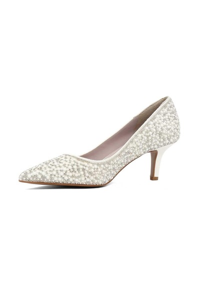 Kadın Sedef Taşlı İnce Topuklu Stiletto