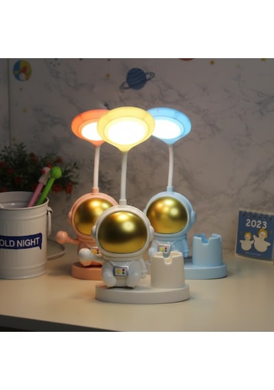 River World Kalemlik Masa Lambası Astronot Çok Renkli