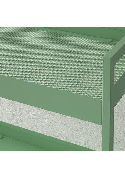 Ikea Nıssafors Servis Arabası, Açık Yeşil, 50,5x30x83 Cm