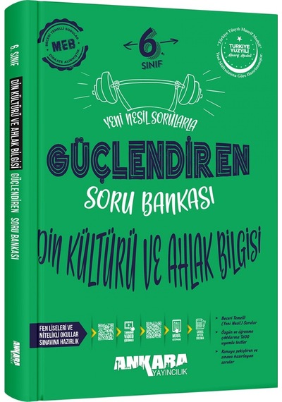 Ankara 2026 6. Sınıf Din Kültürü Güçlendiren Soru Bankası Güncel Müfredat