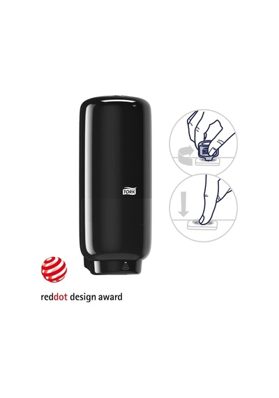 Tork 561608 Sensörlü Köpük Sabun Dispanseri Siyah Siyah