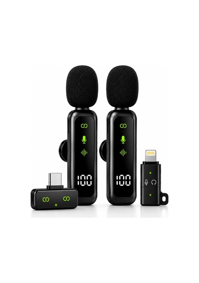 Delux Serisi Kablosuz Yaka Mikrofonu Ry-wm01 Telefon Toplantı Podcast Diğer