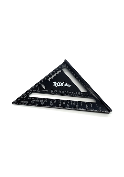 Rox Wood Alüminyum Üçgen Gönye 45 Derece 153Rox0023