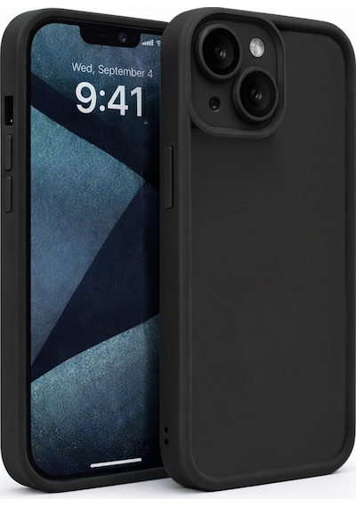 Apple Uyumlu iPhone 15 Kamera Çıkıntılı Mat Silikon Telefon Kılıfı