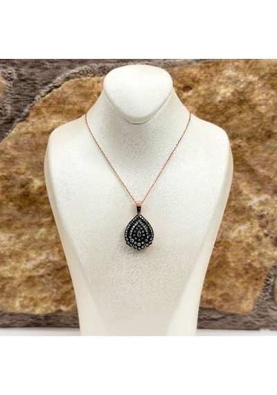 Elmas Montür Rosegold Özel Üretim Gümüş Set Takım - Lvrset07 Rose Gold