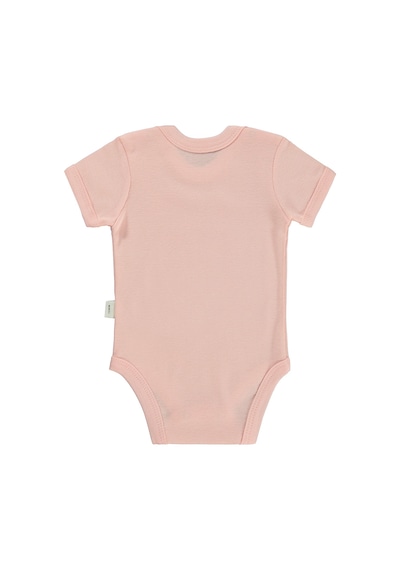 Civil Baby Dondurma Baskılı 1-36 Ay Çıtçıtlı Badi - Pembe Soft Pembe