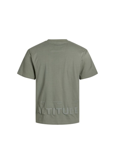 Jack & Jones Jack Jones Arkası Yazılı Erkek Tişört 12252639 Yeşil