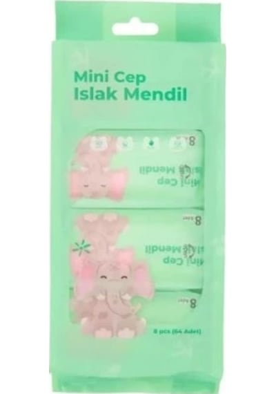 Mini Cep Islak Mendili 1000'li Set