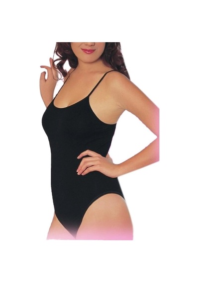 Najmaddin.com Beru 9251 Bayan İnce Askılı Çıtçıtlı Body Siyah