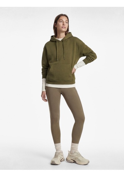 Koton Uzun Kollu Cepli Kapüşonlu Oversize Sweatshirt Haki 6wak10311nk Haki