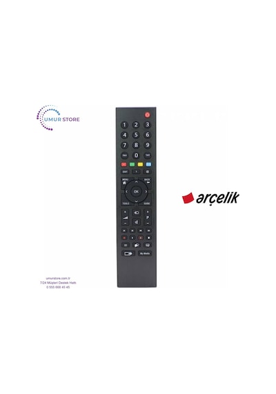 Arçelik İle Uyumlu A55lb9486 Led Tv Kumandası
