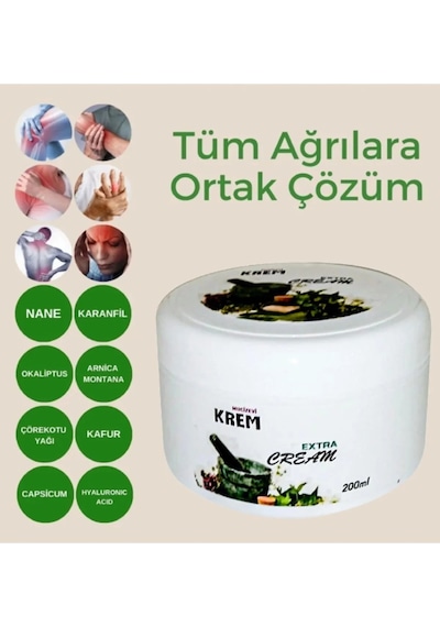 Muzicevi Krem Bakım Kremi 200 Ml X 3 Adet