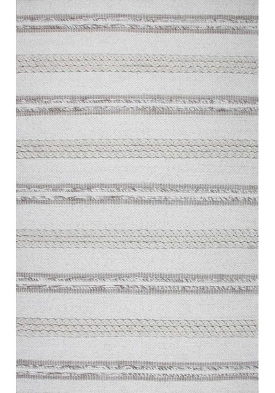 Eko Halı Jade Jd 03 Beige Naturel Kazak Örgü Desenli El Dokuma Örgü Halı Bej