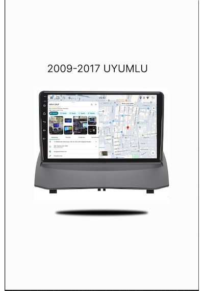 Snp Serisi Ford Fiesta Uyumlu 9" 4-64 Gb Multimedya Android Teyp 2009-2017 Dıştan Geçme Tablet Çerçeveli 9"