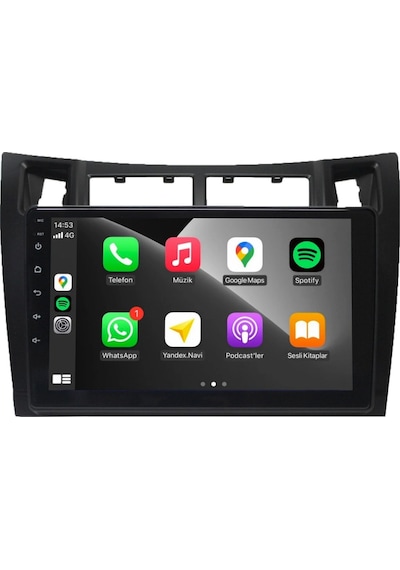 Oskodi Toyota Yaris Android Carplay Multimedya 2007-2011 2gb Ram + 32gb Hafıza