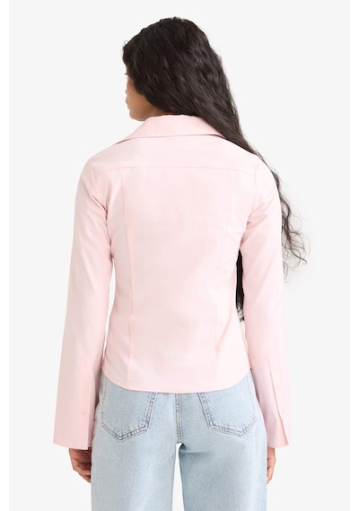 Defacto Pembe Kadın Gömlek F9434ax/pn648 Pembe