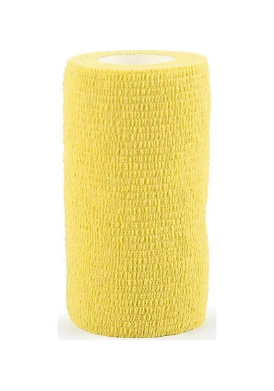 Elastik Yapışkanlı Coban Renkli Bandaj 10 CM x 4.5 M Sarı