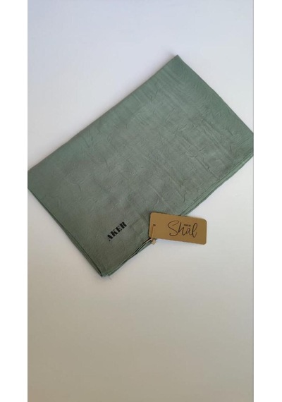 Mint Yeşili Aker Kraş Şal-952