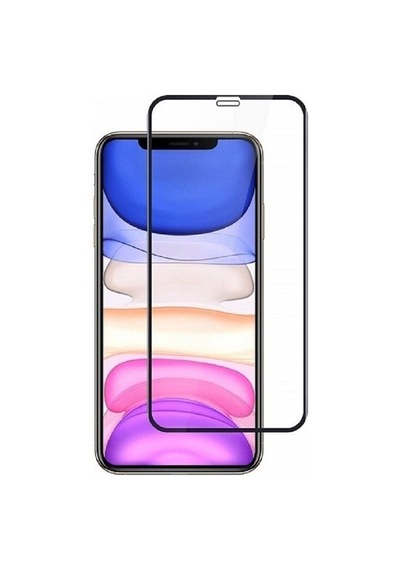 Apple Uyumlu   iPhone 11 Anti Static Toz Tutmaz Çerçeveli Ekran Koruyucu Cam