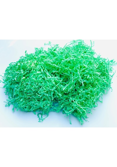 Yeşil Z Zigzag Kırpık Kağıt 50 Gr Hediye Kutu İçi Dolgu & Süsleme