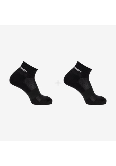 Salomon Evasion Ankle 2-pack Çorap-27423 Siyah - Siyah