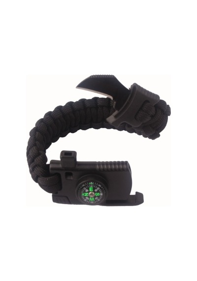 Paracord Outdoor Kamp Bıçaklı Bileklik Çok Renkli