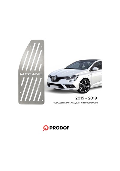 Renault Megane 4 Krom Ayak Dinlendirme Pedalı 2015 - 2019