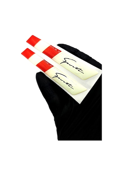 Türkiye Çamurluk Logosu Uyumlu Kırmızı Beyaz Damla Sticker - Türkiye Sports Sticker Damla -