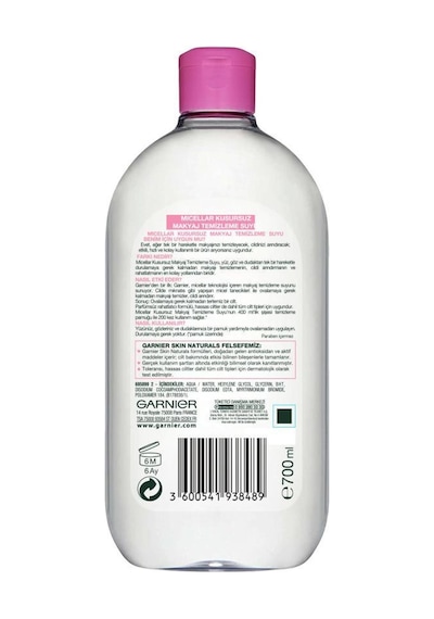 Garnier Micellar Kusursuz Makyaj Temizleme Suyu 700 ML