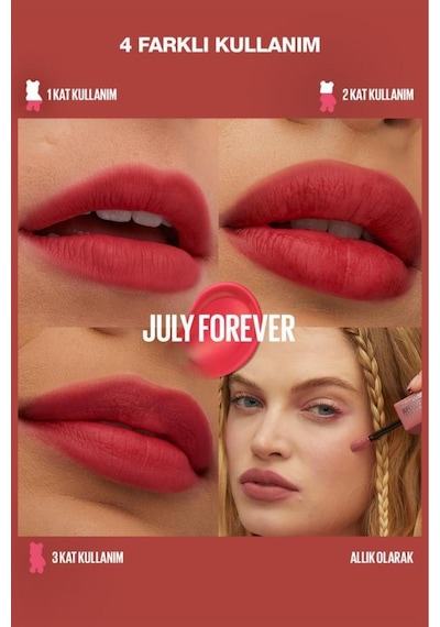 Maybelline Super Stay Teddy Tint Uzun Süre Kalıcı Likit Mat Tint 35 July Forever 35
