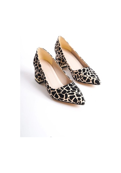 Efw Moda Chiara Sivri Burun Zebra 5 Cm Topuklu Kadın Siyah Krem Ayakkabı Siyah-krem Siyah - Krem Efw Moda Chiara Sivri Burun Zebra 5 Cm Topuklu Kadın Siyah Krem Ayakkabı Siyah-krem Siyah - Krem