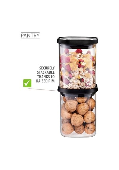 Pantry Saklama Kabı, 900 Ml, Hava Geçirmez Kapaklı Saklama Kabı, Gıda Saklama Kabı, Çok Yönlü Kullanılabilir Diğer