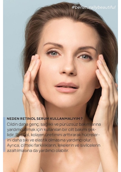 The Ceel Kırışıklık ve Yaşlanma Karşıtı Aydınlatıcı Retinol Serum Ascorbıc Acıd, %1 Retinol & Ceramides 30 ml