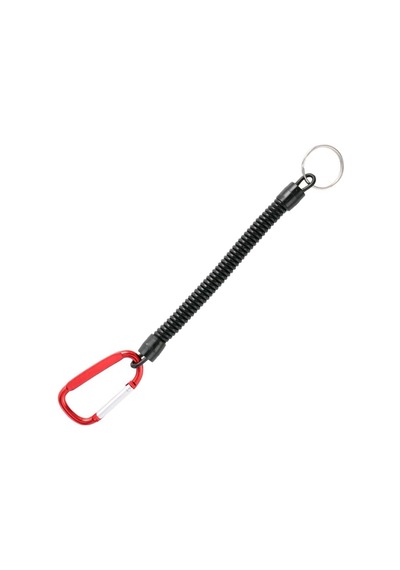 Bauer Yaylı Karabinalı Askı Aksesuar Kordonu Red