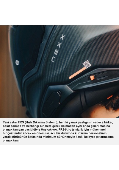 Nexx X.WST 3 Kapalı Motosiklet Kaskı Mat Siyah