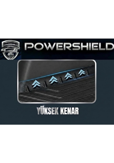 Powershıeld Volkswagen Golf 6 2009-2012 Arası Araca Özel Premium 5d Havuzlu Oto Paspas Takımı