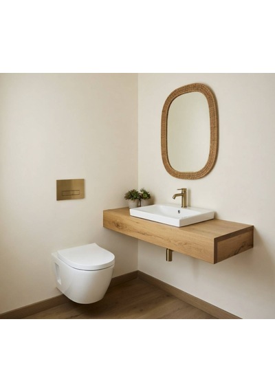 Ideal Standard - Tezgan Üstü Dolap Uyumlu Lavabo 50x65 Cm Beyaz - Sh089-