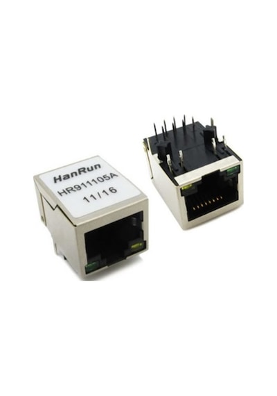 Trafolu Rj45 Hr911105A Ethernet Bağlantı Soketi