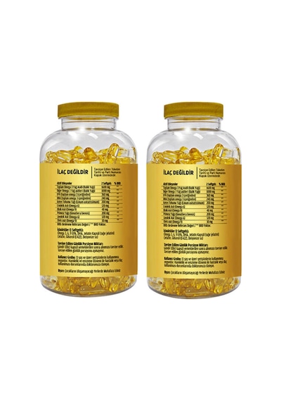 Omega 3-6-9 Balık Yağı 90 Softgel 2 Kutu