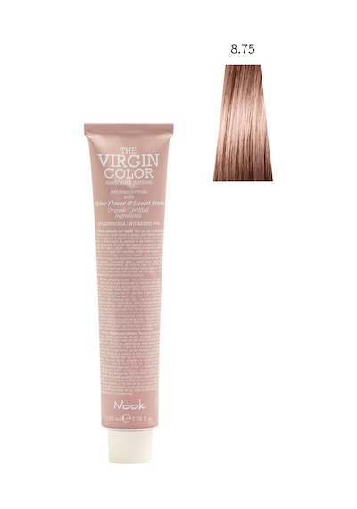 Nook Virgin Color Profesyonel Saç Boyası 100ml - Sıcak Kumral/açık Bronz 8.75-choco Karamel Çikolata