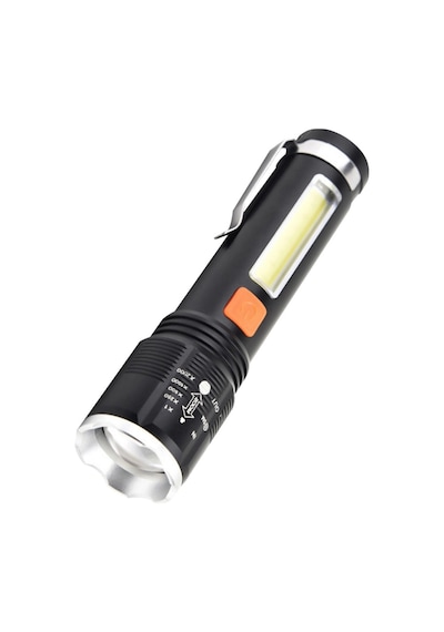 Gold Orion Km-102 4 Modlu Tip-c Şarjlı Zoomlu Taktikal El Feneri Açık Gri