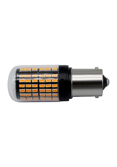 P21w 144 Ledli Ultra Parlak Geri Vites Park Ampül Tek Duy Turuncu 2 Adet