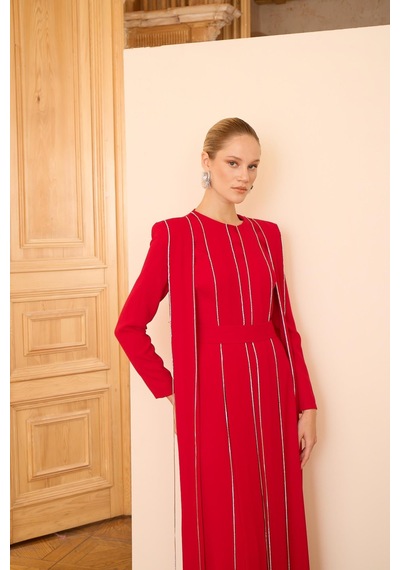 Senna Tease Dress Kırmızı Kırmızı