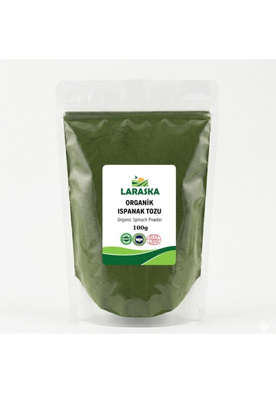 Organik Ispanak Tozu 100g Organic Spinach Powder