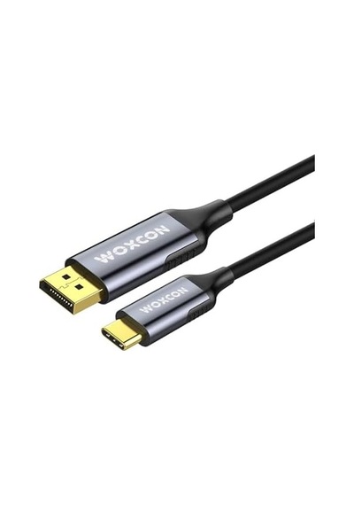 Usb-c To Display Port Cable, Dp1.4, Usb 3.2 Standart, 8k 30hz, 4k 120hz Desteği, Thunderbolt 4, Thunderbolt 3, 2 Metre, En Yeni Model