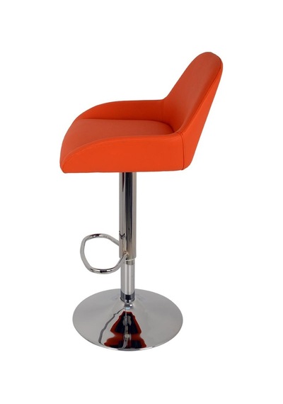 Bürocci Texas Bar Taburesi - Turuncu Deri - 9506S0123 Çok Renkli